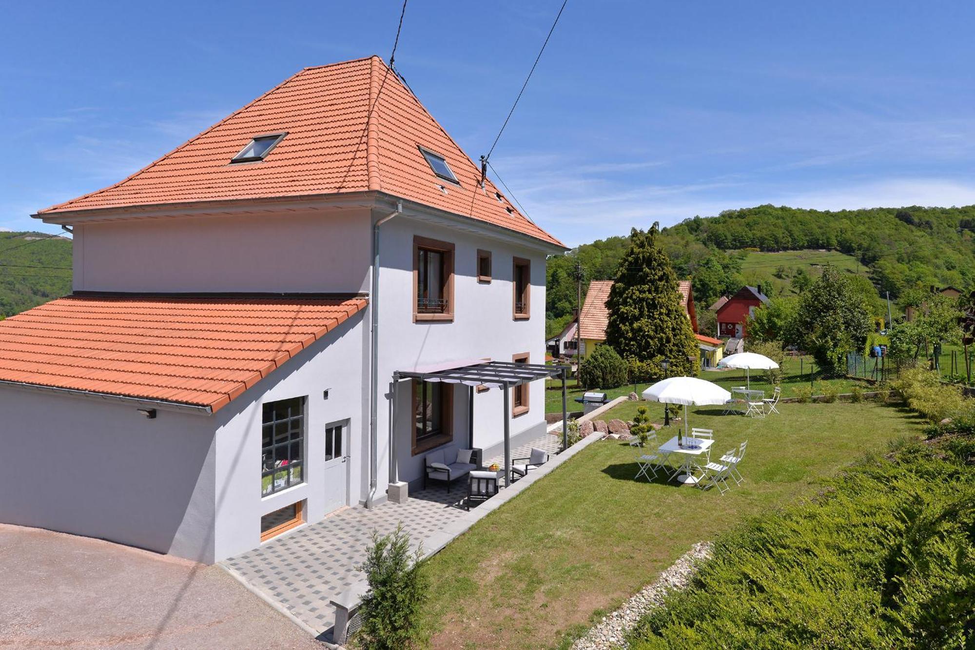 Les Magnolias En Alsace - Meuble De Tourisme 3 Etoiles Apartment Barembach Ngoại thất bức ảnh